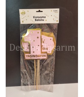 pembe konuşma balonu